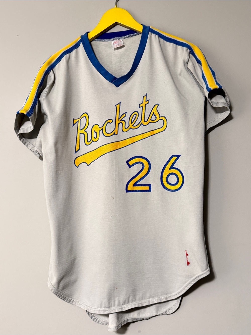 Vintage 80s Rawlings Rockets Jersey | Made in USA | Size 46 /Large